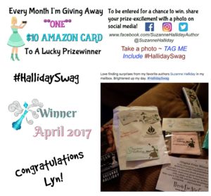 #Halliday Swag Winner ~ April 2017